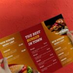 Trifold Takeaway Menu